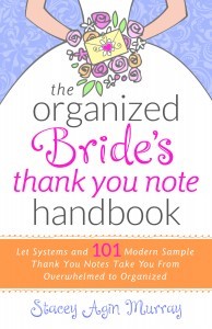 The Organized Bride’s Thank You Note Handbook: A Book is Born - A thank you note book for brides and grooms I organizedartistry.com #weddingthankyounote