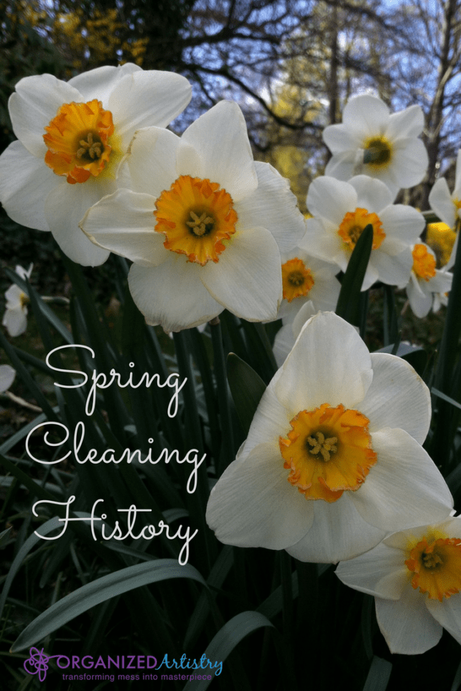 Ever wonder where the phrase 'Spring Cleaning' comes from? Read to find out! Spring Cleaning History | organizedartistry.com