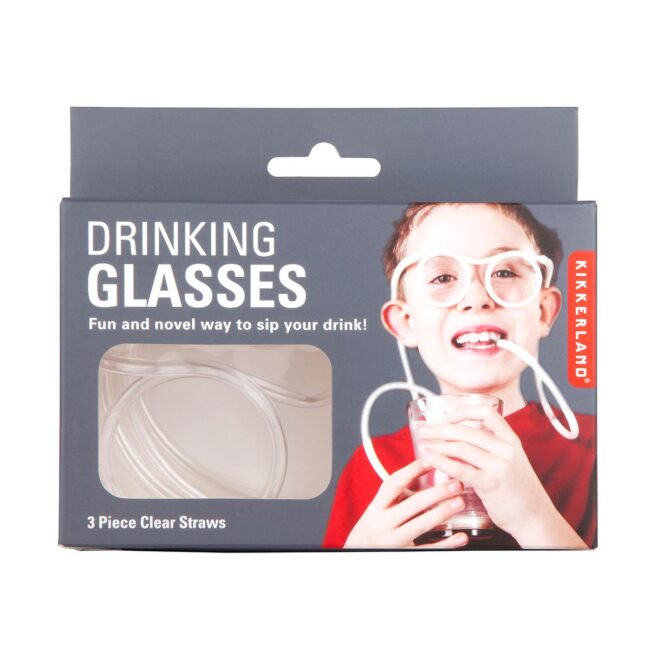 Kikkerland Drinking Straw Glasses | I ‘Heart’ Container Store Stocking Stuffers: 2020 Edition | organizedartistry.com #containerstorestockingstuffers #containerstore #stockingstuffers #holidaygifts #holidayorganizing #getorganized