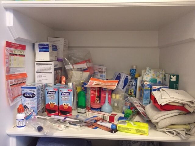 How to Organize the Family Medicine Cabinet - Pancakes & French Fries