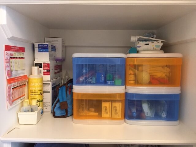 How to Organize a Medicine Cabinet, Domino