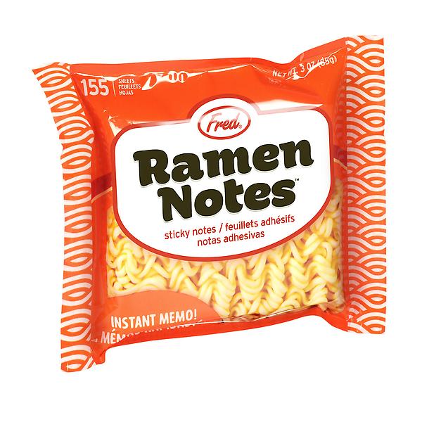 Fred & Friends Ramen Sticky Notes | I ‘Heart’ Container Store Stocking Stuffers: 2021 Edition | organizedartistry.com #containerstore #stockingstuffers #getorganizedforholidays
