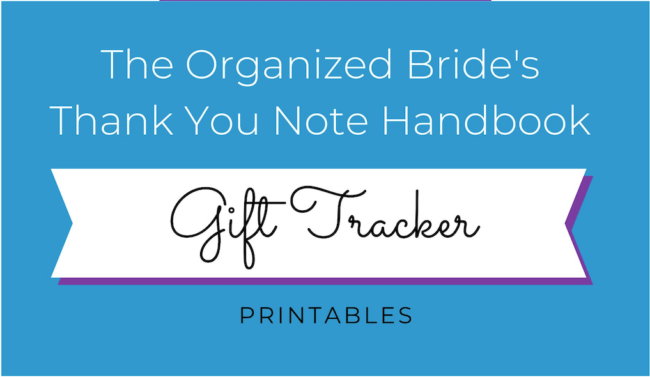 Track your engagement gifts, bridal shower gifts, and wedding gifts with our *free* gift tracker printables. organizedartistry.com #weddinggifttracker #weddinggifttrackerfreeprintable #bridalshowergifttrackerprintablefree