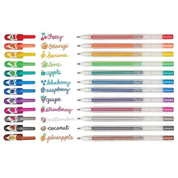 Only Yummy Yummy Scented Glitter Gel Pens | I 'Heart' Container Store Stocking Stuffers: 2023 Edition | organizedartistry.com | #containerstore #containerstoreideas #containerstoreorganization