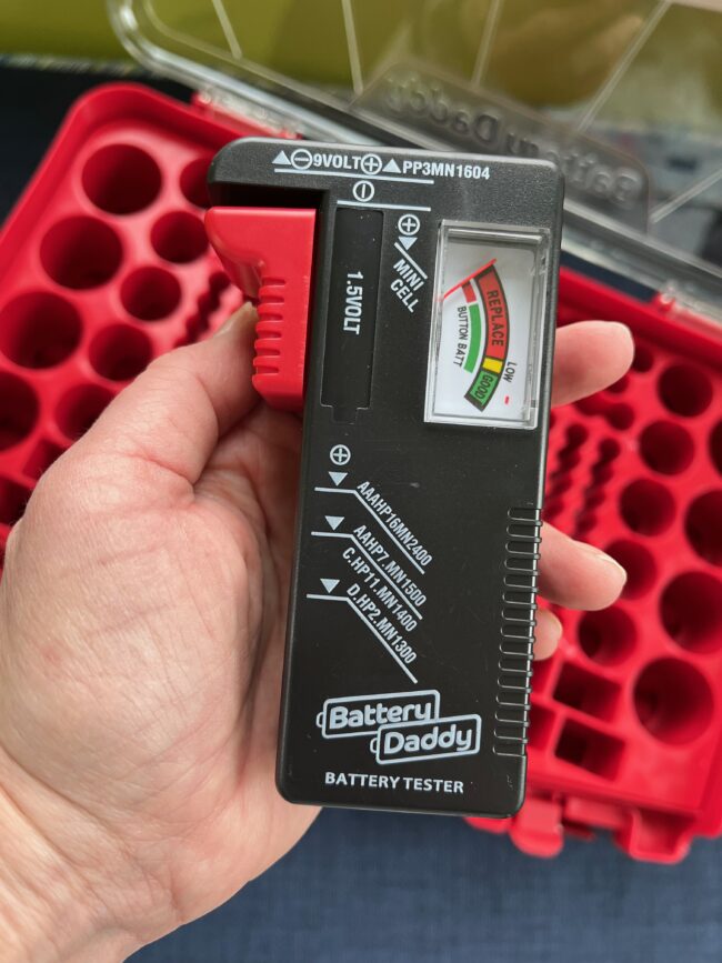 Cool Product: Battery Daddy | battery tester | organizedartistry.com #batterydaddy #costco #organizingproducts