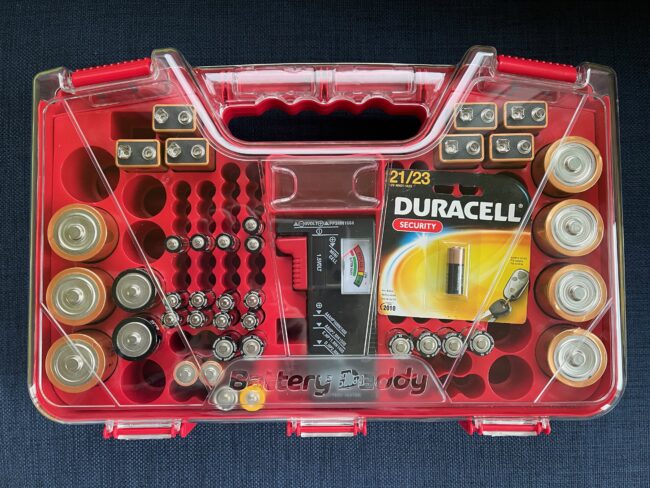 Cool Product: Battery Daddy | organizedartistry.com #batterydaddy #costco #organizingproducts